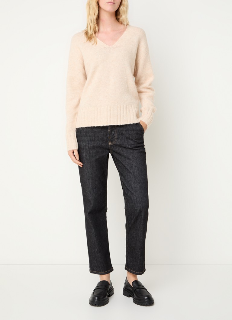 Maglione Addy di Josephine & Co, in maglia fine, misto lana d'alpaca, scollo a V