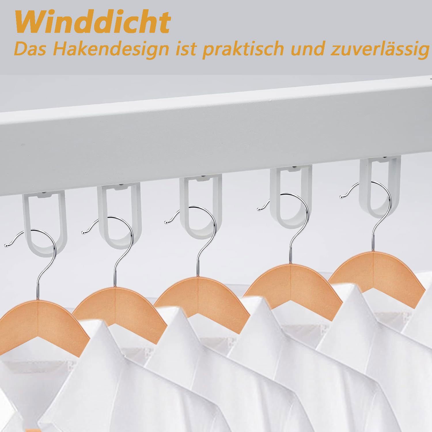 Sarfly Wäscheständer Ausziehbarer Wäscheständer,platzsparend, faltbar langlebig, für Wäsche, Balkon, Bad, Terrasse, Schlafsaal, Wohnung