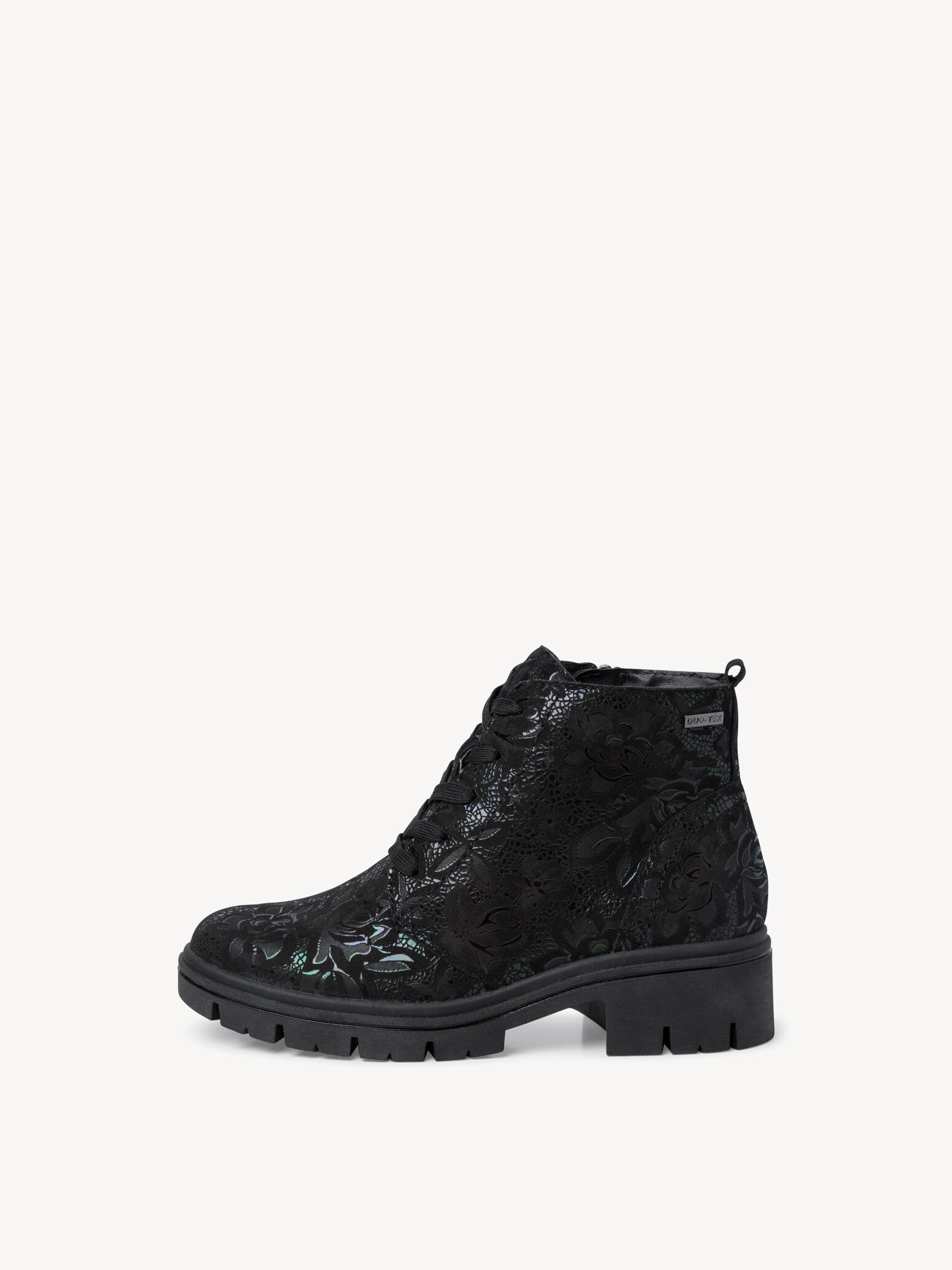 Bottine en cuir - noir
