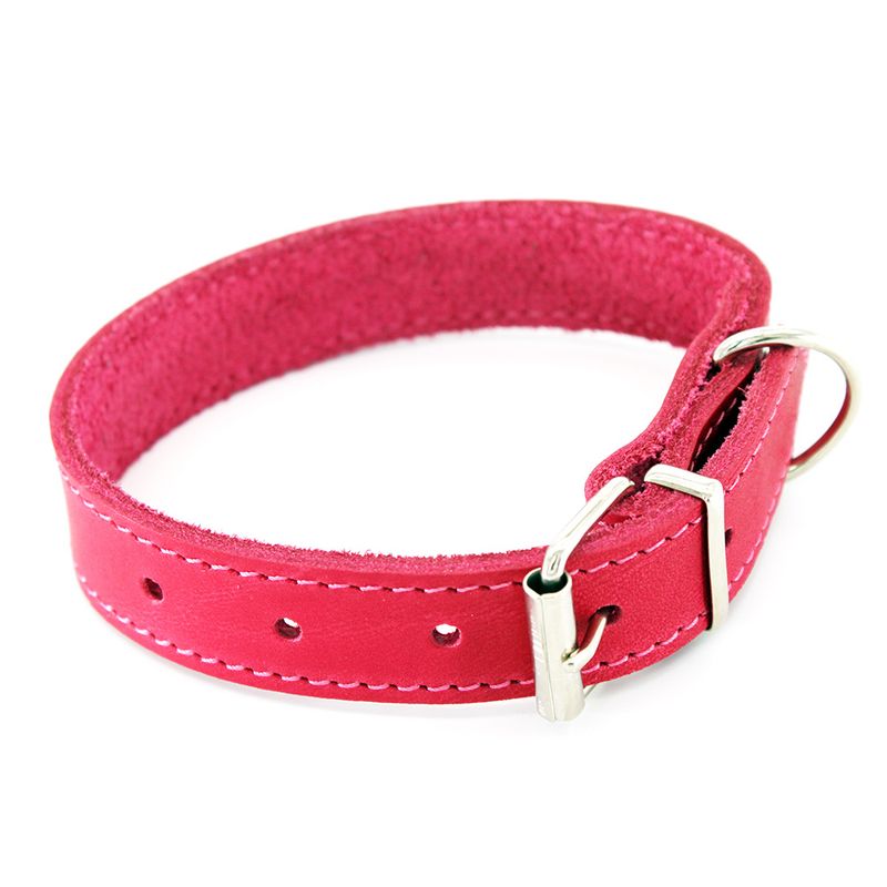 Heim Halsband mit Ziernaht, pink zu TOP-Preisen