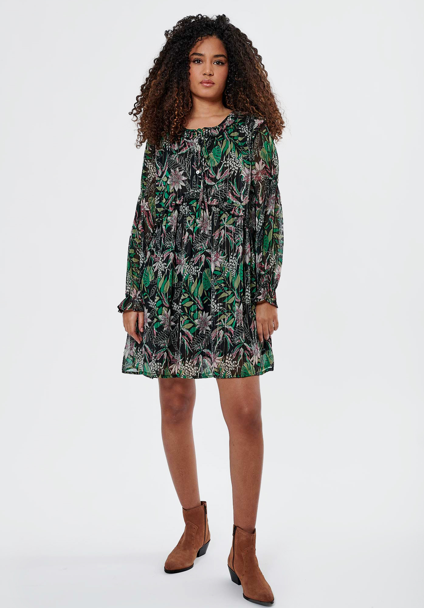 GAYA   Robe babydoll fleurie Femme