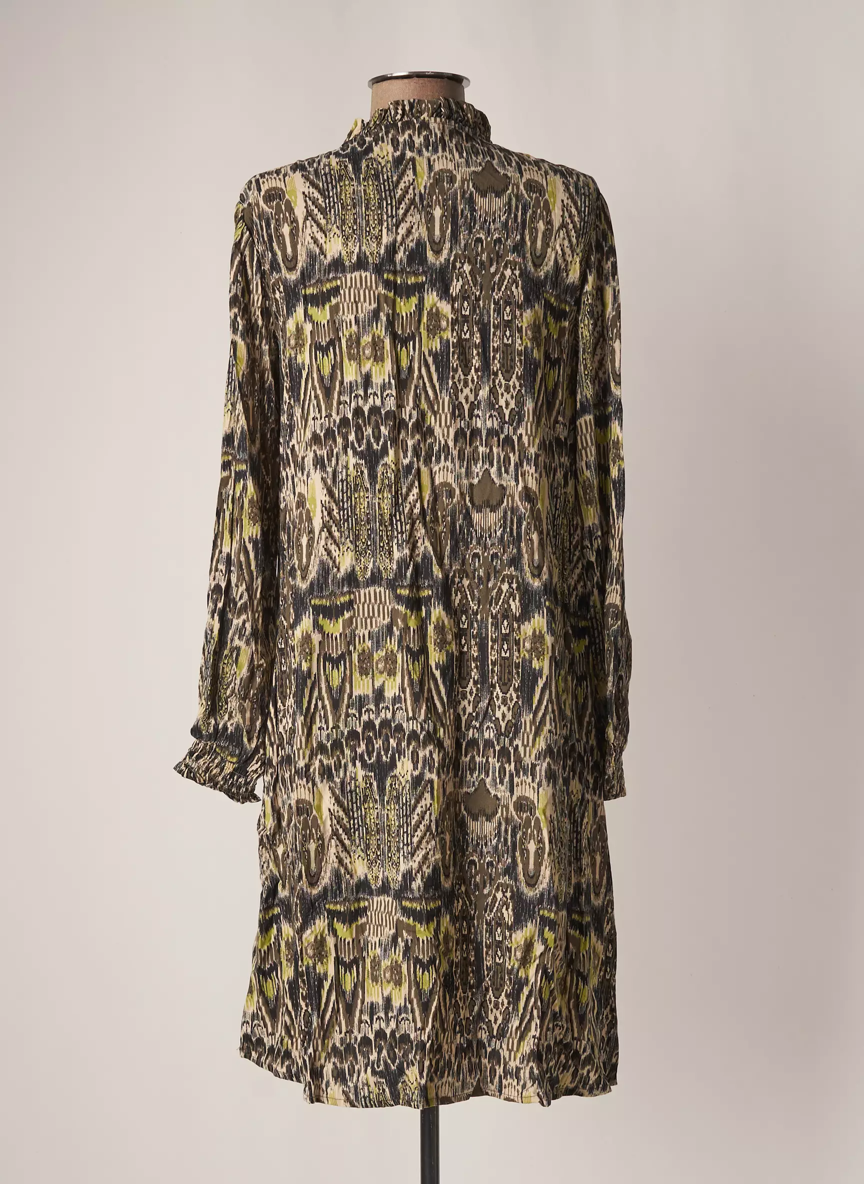 B Young Robes Mi Longues Femme couleur vert