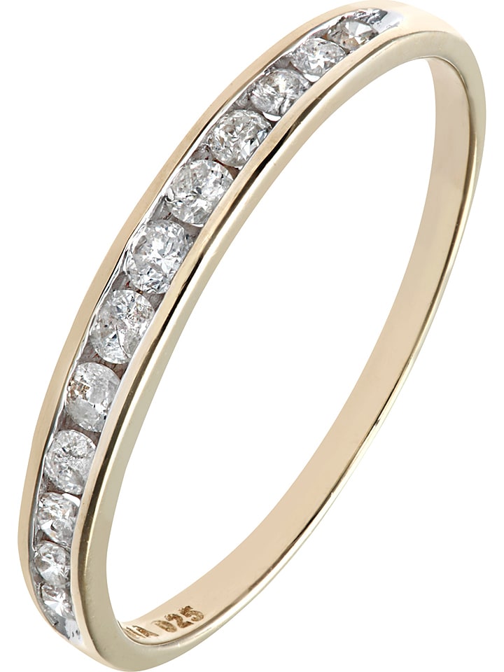 Diamant Exquis Gold-Ring mit Diamanten günstig kaufen