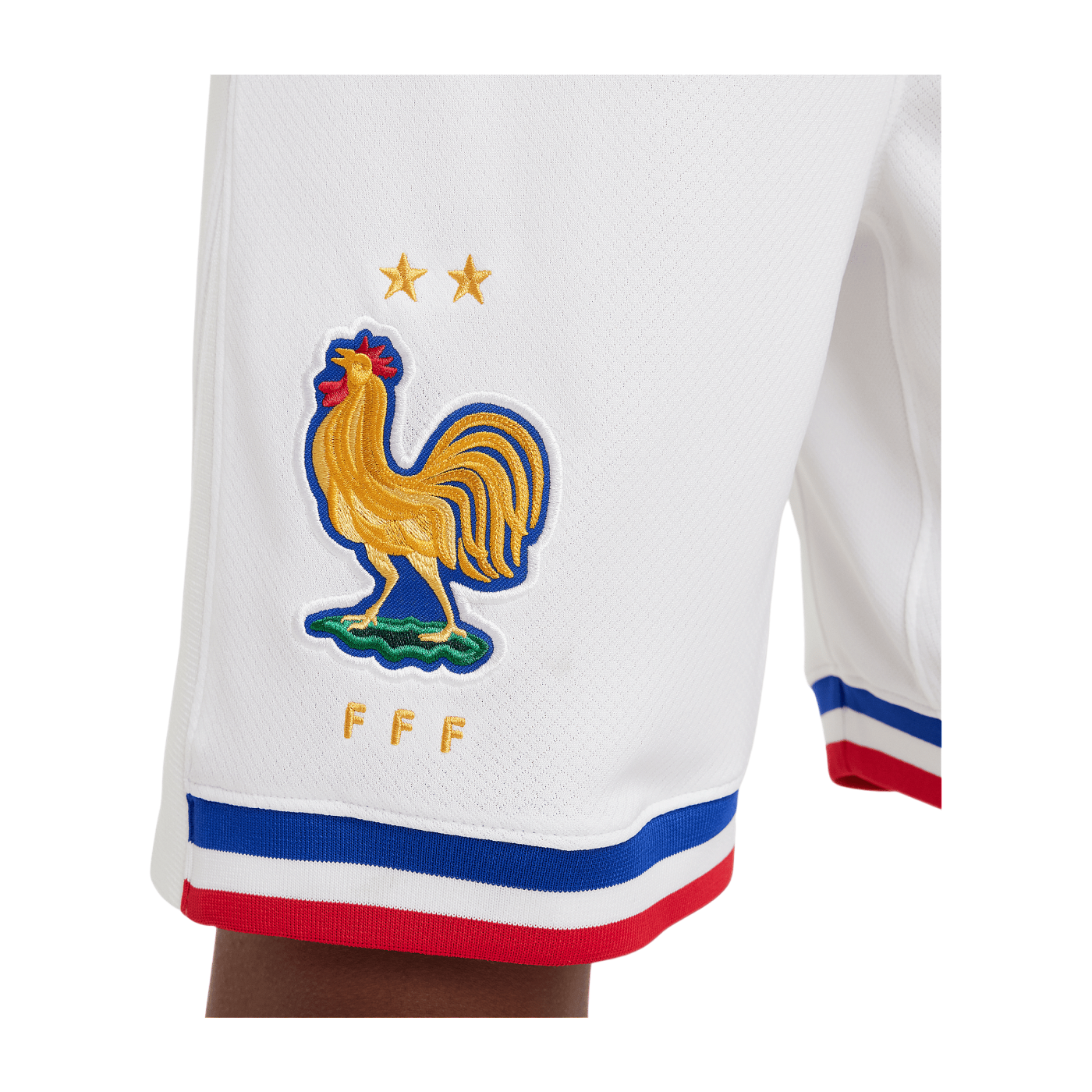 Nike Frankreich Short Home EM 2024 Kids Weiss F100