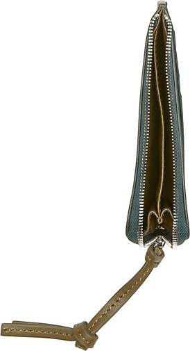 Marc O'Polo Zipper-Börse aus feingenarbtem Rindleder