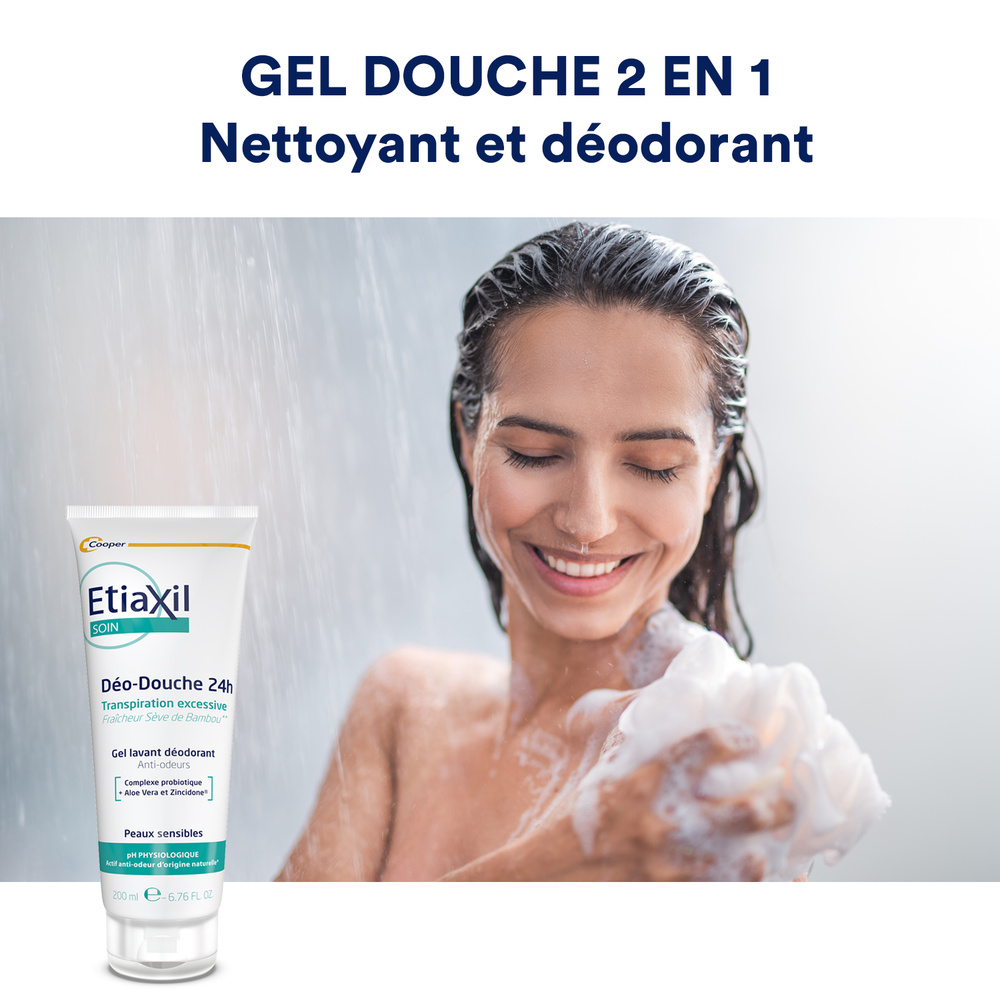 etiaxil Déo-douche Gel douche déodorant