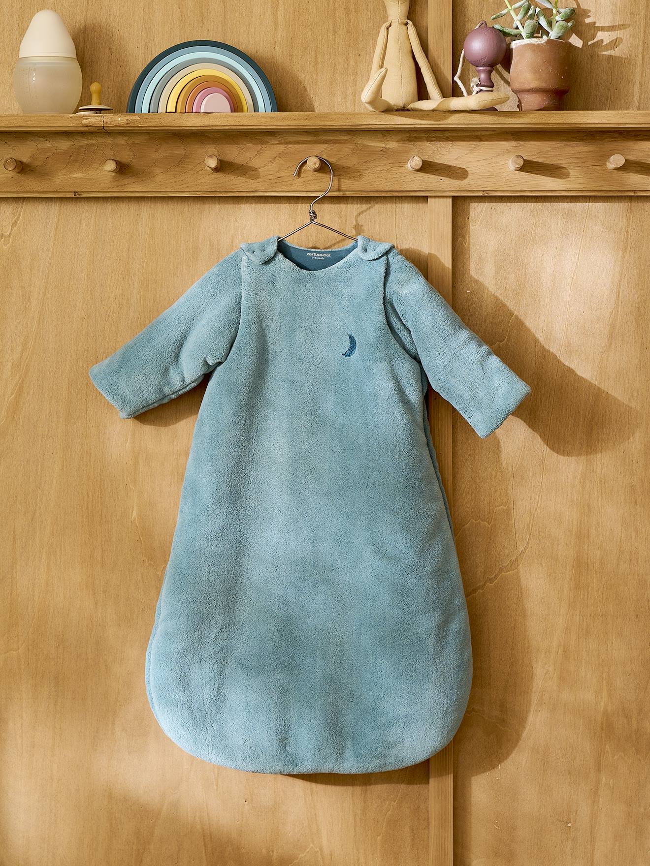 Vertbaudet Baby Winterschlafsack ALASKA, Ärmel abnehmbar Oeko-Tex - marine