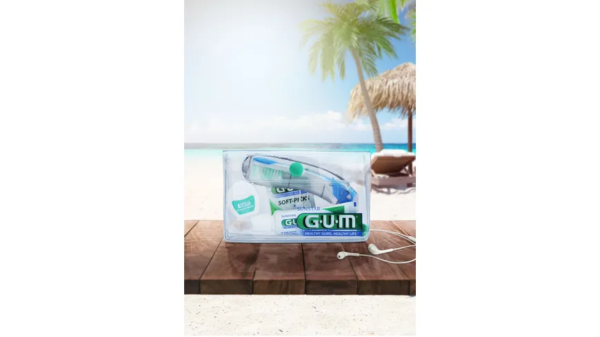 GUM® Original White Reiseset