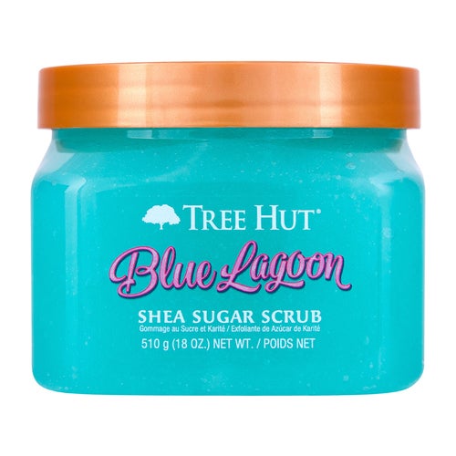 Tree Hut Blue Lagoon Shea Cukor Testradír 510 gramm