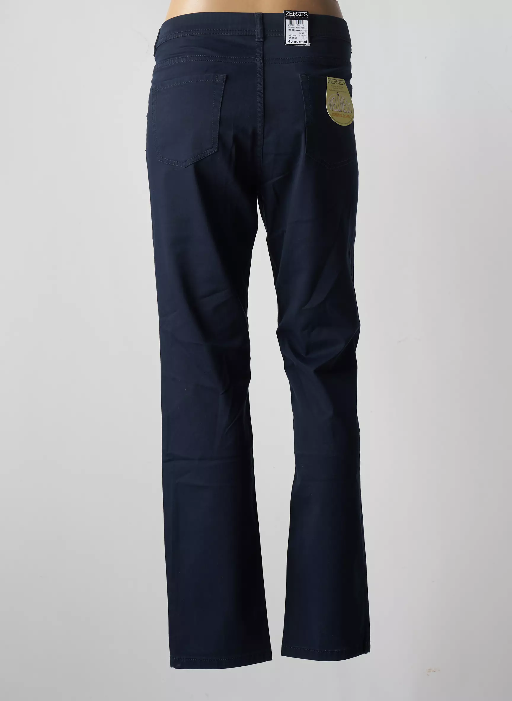 Zerres Pantalons Droits Femme couleur bleu
