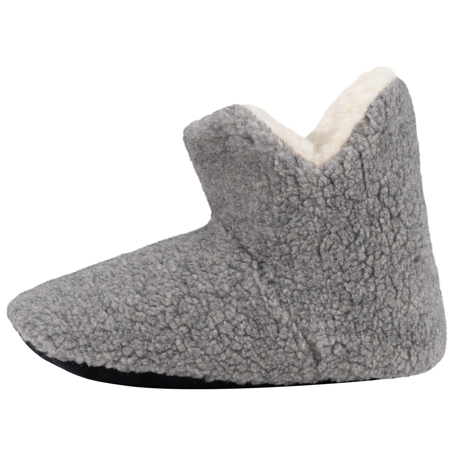 formalind Woll Hausschuh (Schafwolle, Unisex Hausschuhe) aus Wolle vom Merinoschaf, gegen kalte Füße
