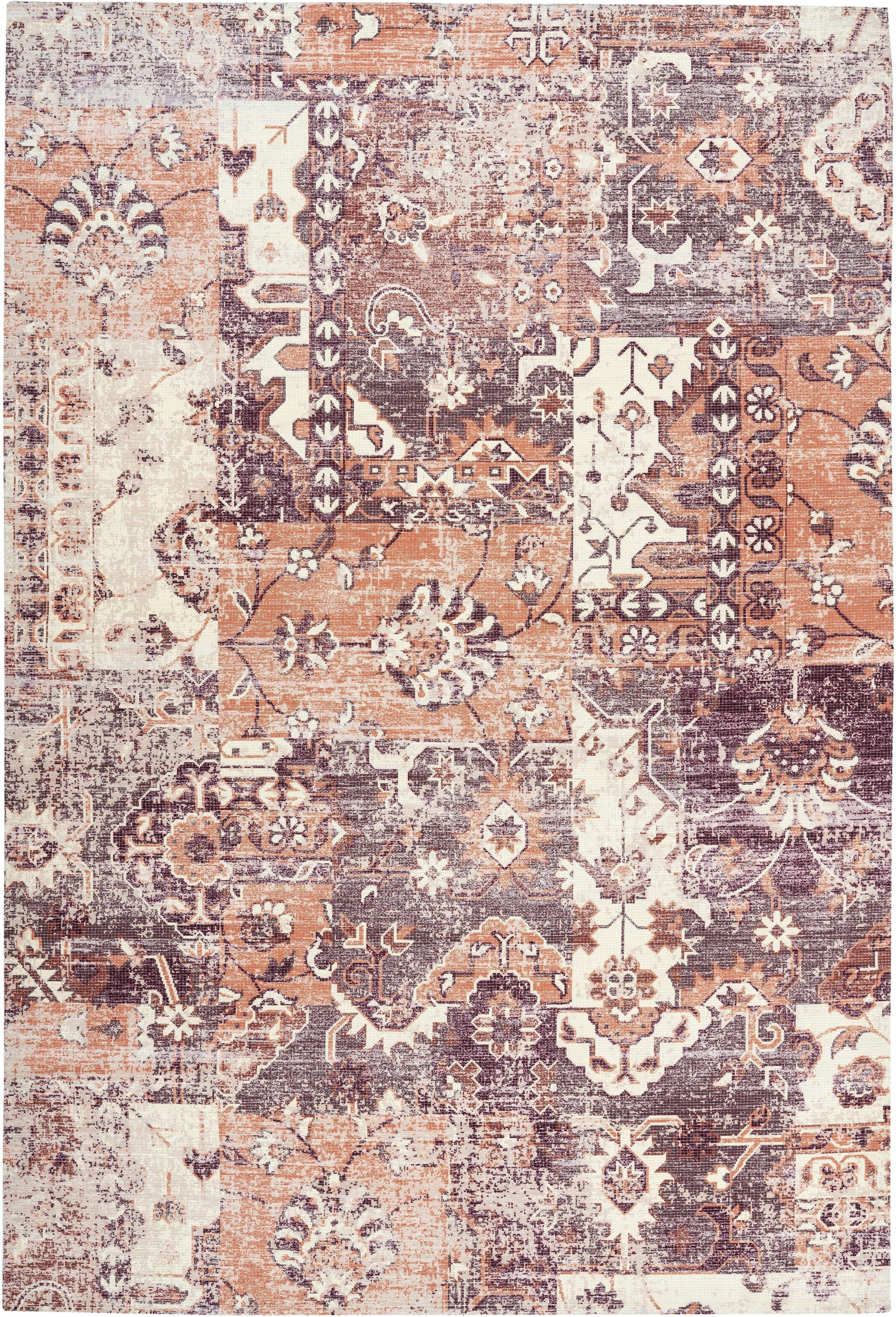 Teppich Emin 900, calo-deluxe, rechteckig, Höhe: 10 mm, reine Baumwolle, Wohnzimmer