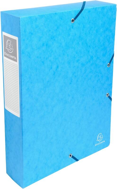 Exacompta Archivboxen 50606E DIN A4 Türkis Beschichteter Manila Karton 25 x 33 cm 8 Stück