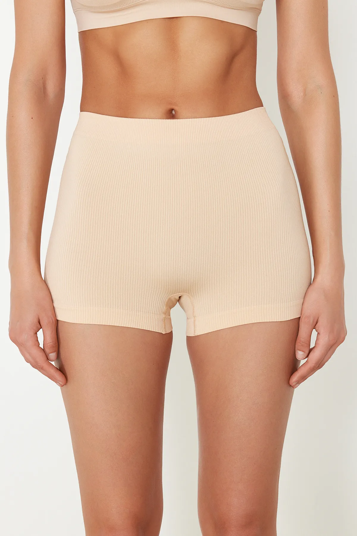 Trendyol Collection  Hautnahtlose/nahtlose Boxer-Strickhöschen THMAW23KU00135