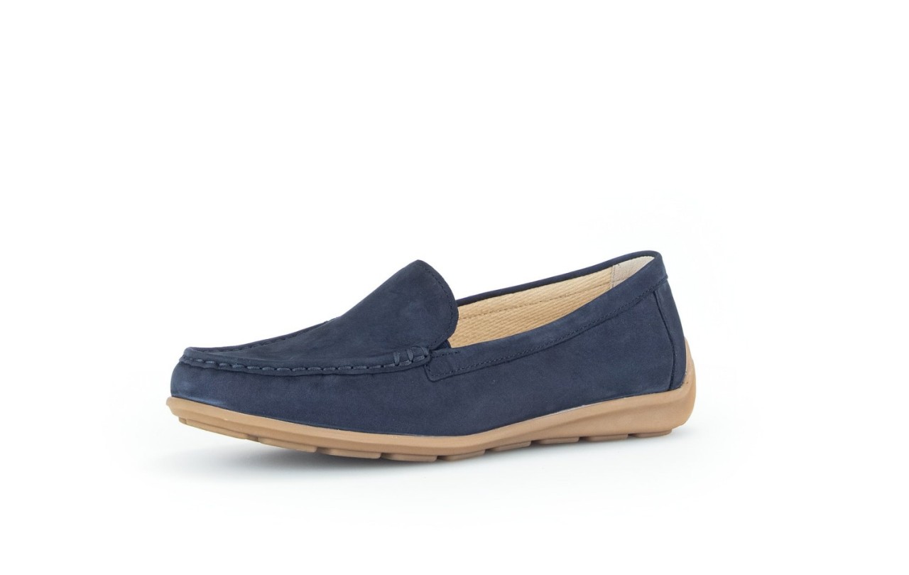 GABOR Freizeit Schnürer blau Gabor Comfort Mokassins 42.440.46 blau