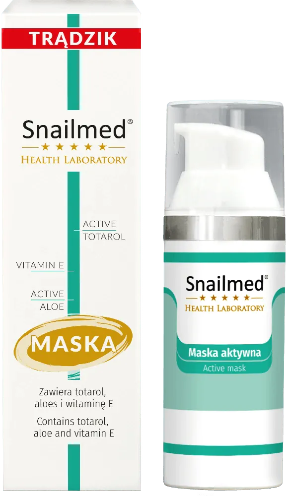 Snailmed maska za lice protiv akni s Totarolom i alojom