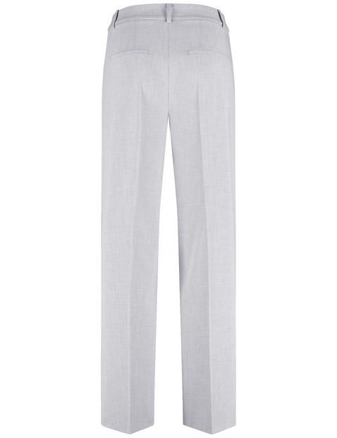Elegante Stoffhose mit weitem Bein