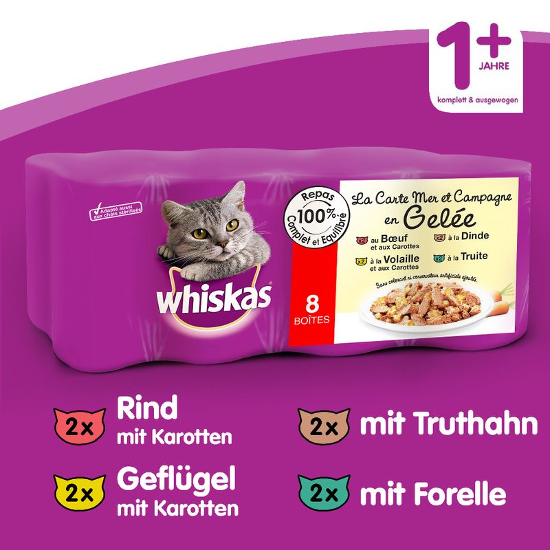 Whiskas La Carte 8 x 390 g zu TOP-Preisen