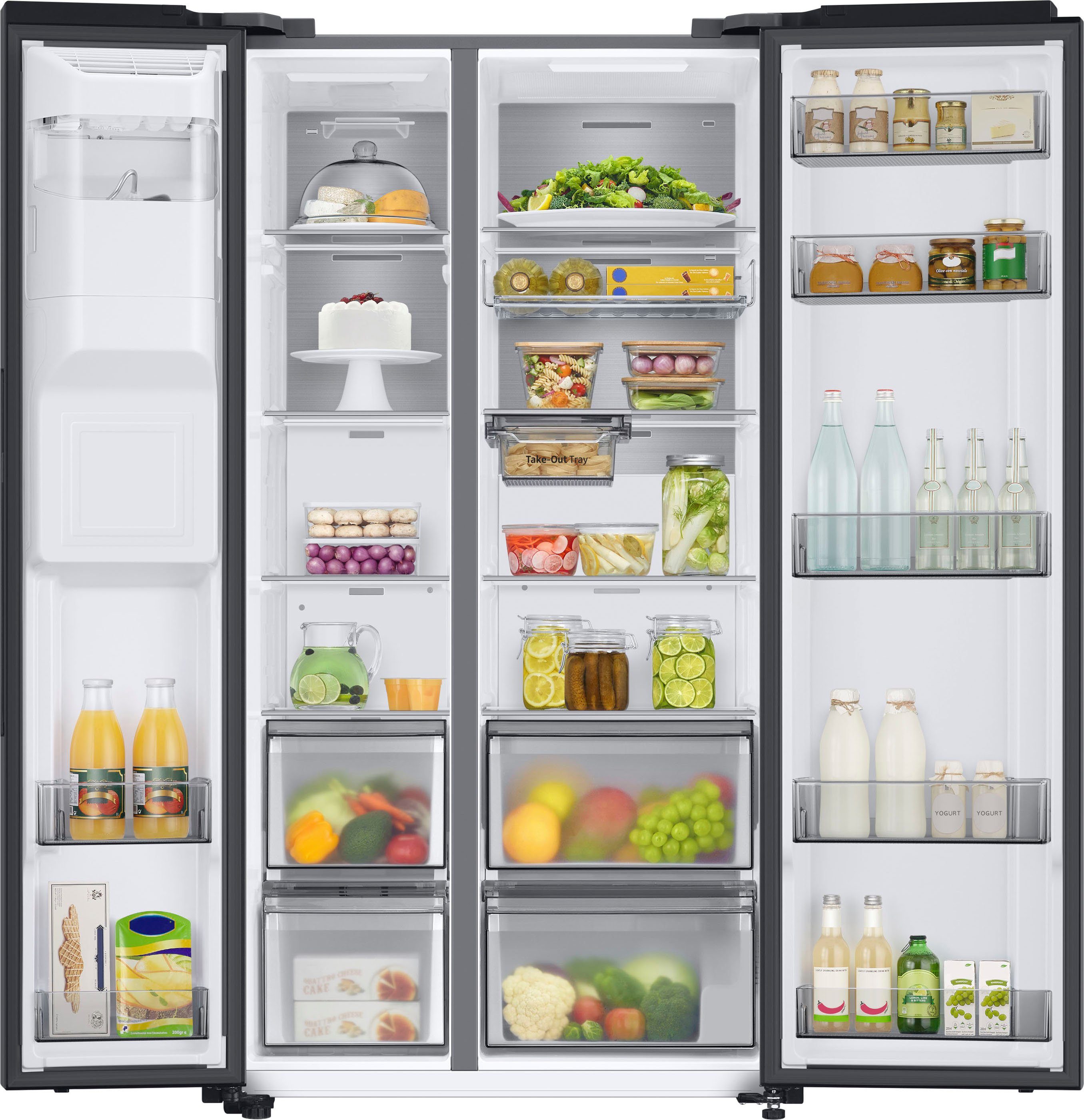 Samsung Side-by-Side RS800 RS6GCG885DB1, 178 cm hoch, 91,2 cm breit