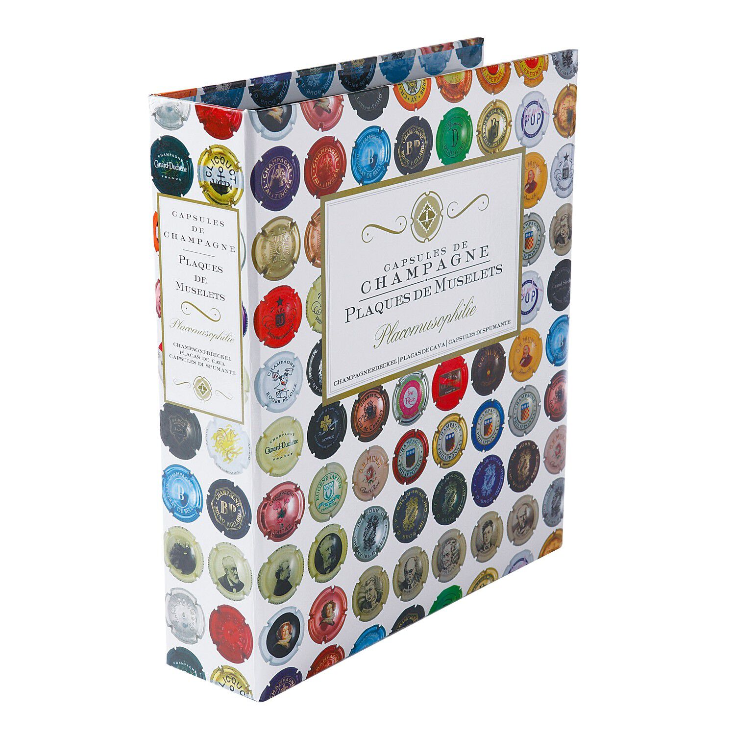 Album pour plaques de muselets de champagnes