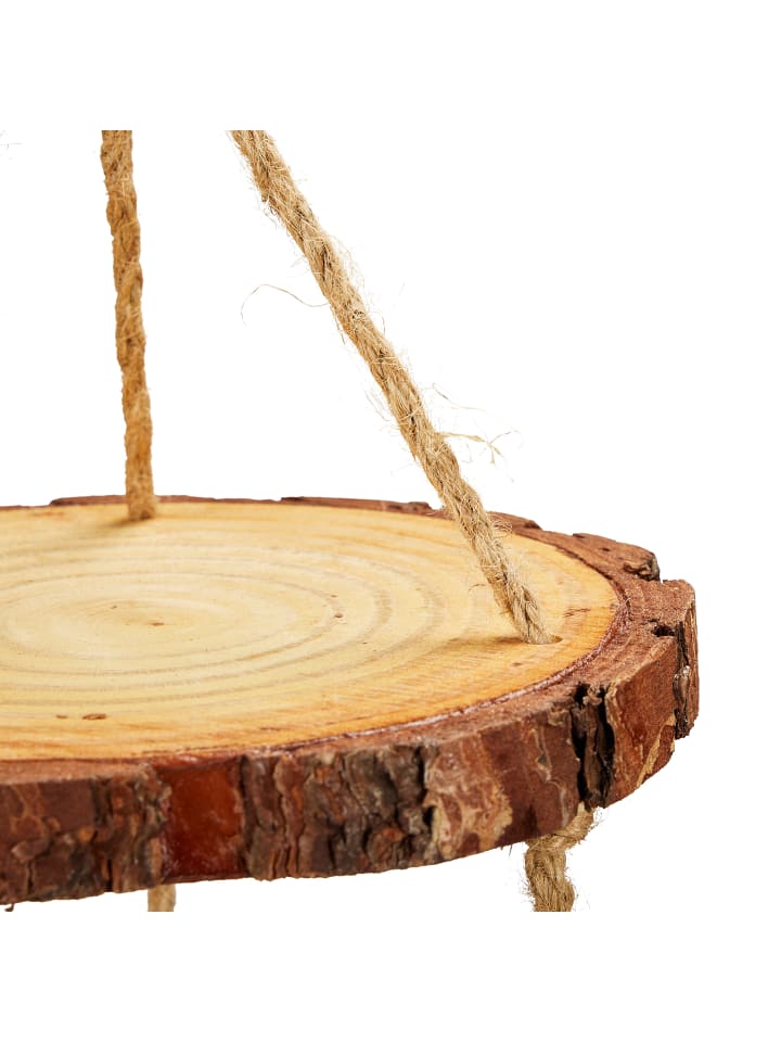relaxdays Vogelfutterhaus in Natur - (H)69 x Ø22 cm günstig kaufen onesize