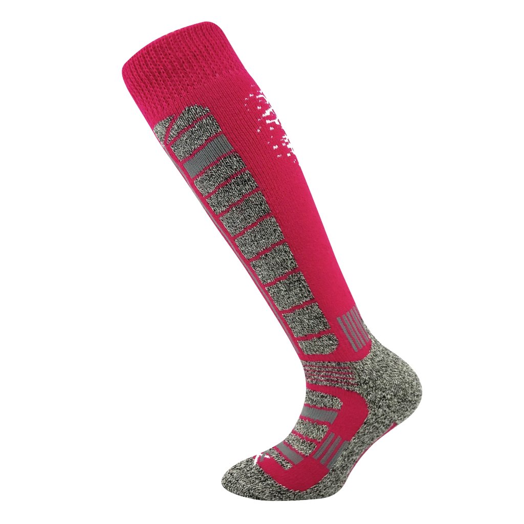 Voxx Carving Magenta Kinder Merino Kniestrümpfe