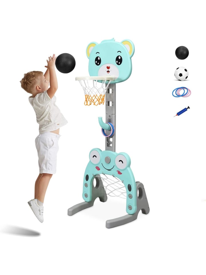 COSTWAY 3 in 1 Basketballständer in Grün günstig kaufen onesize