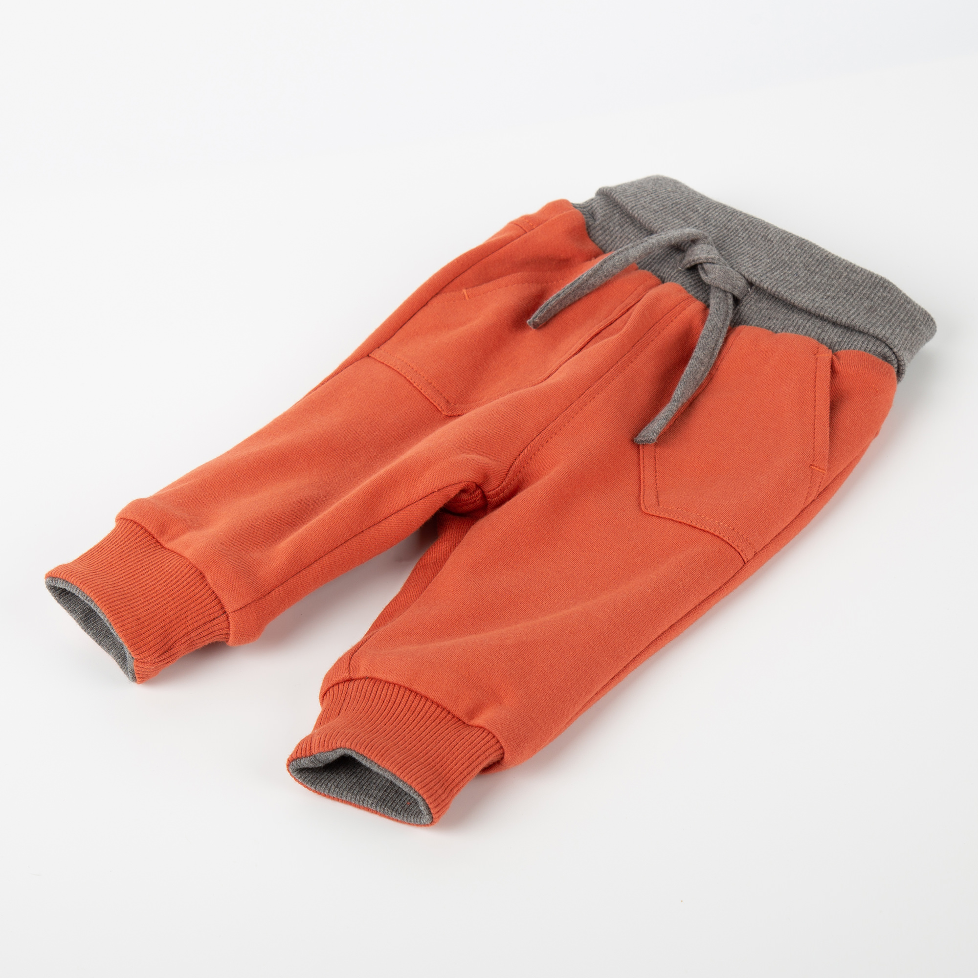 Baby Wendehose mit Softbund grau oder orange