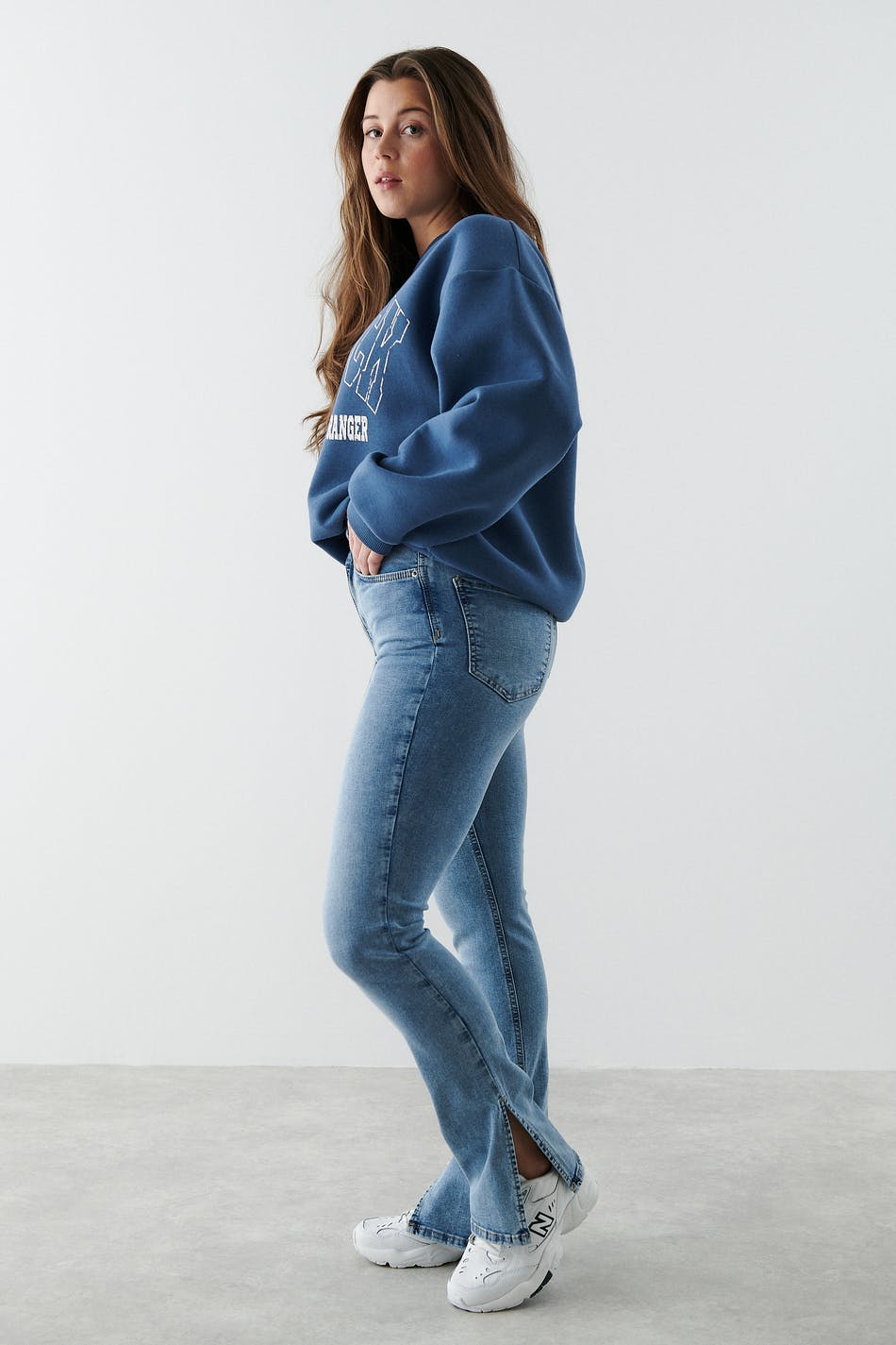 Molly petite slit jeans