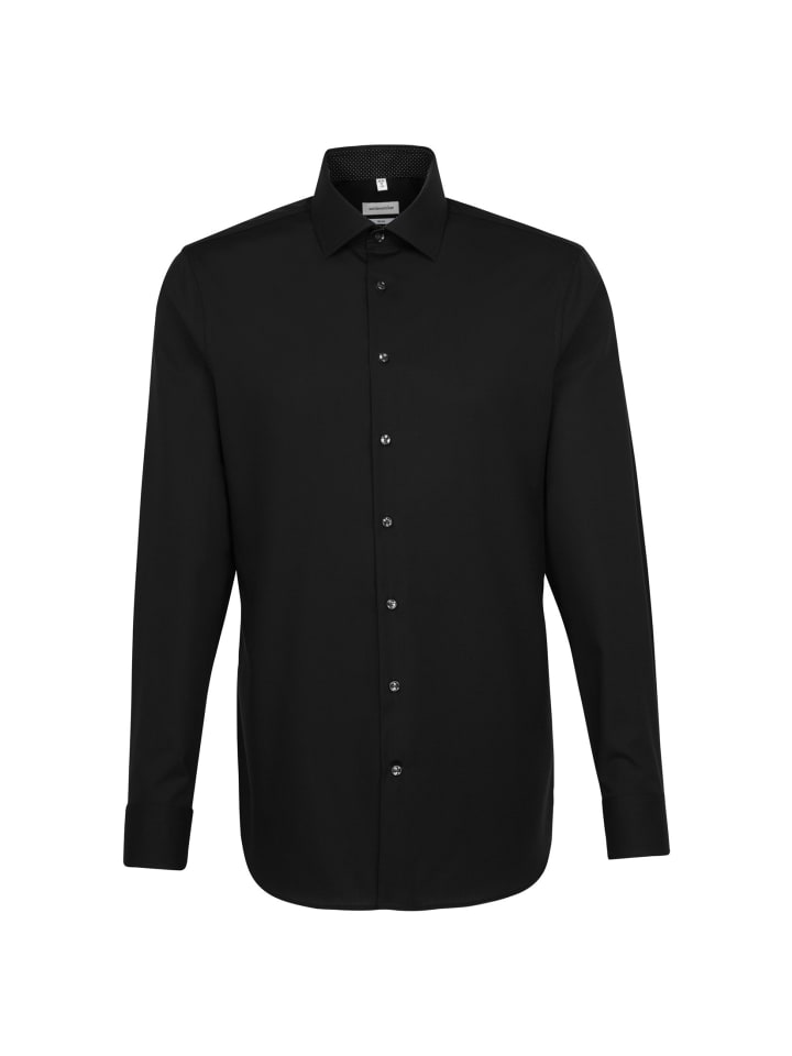 Seidensticker Business Hemd Slim in Schwarz günstig kaufen