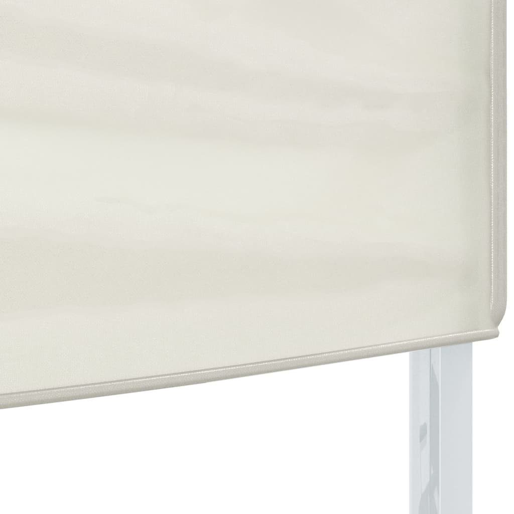 vidaXL Pavillon Partyzelt Faltbar Creme 3x3 m Garten Pavillon