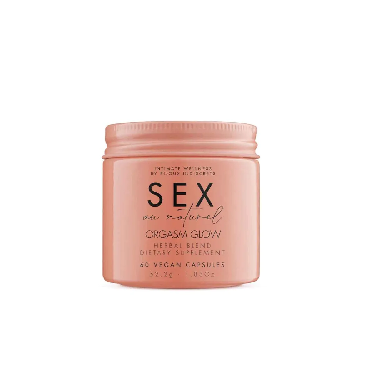 „Bijoux Indiscrets Orgasm Glow“ – žolelių ir vitaminų kompleksas moterų libido gerinimui, kapsulės