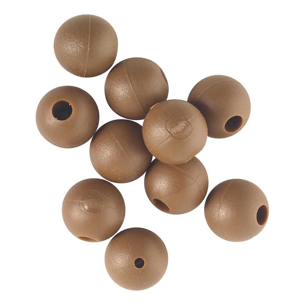 Koraliki gumowe Rok brązowe 6mm - woreczek 25 szt.