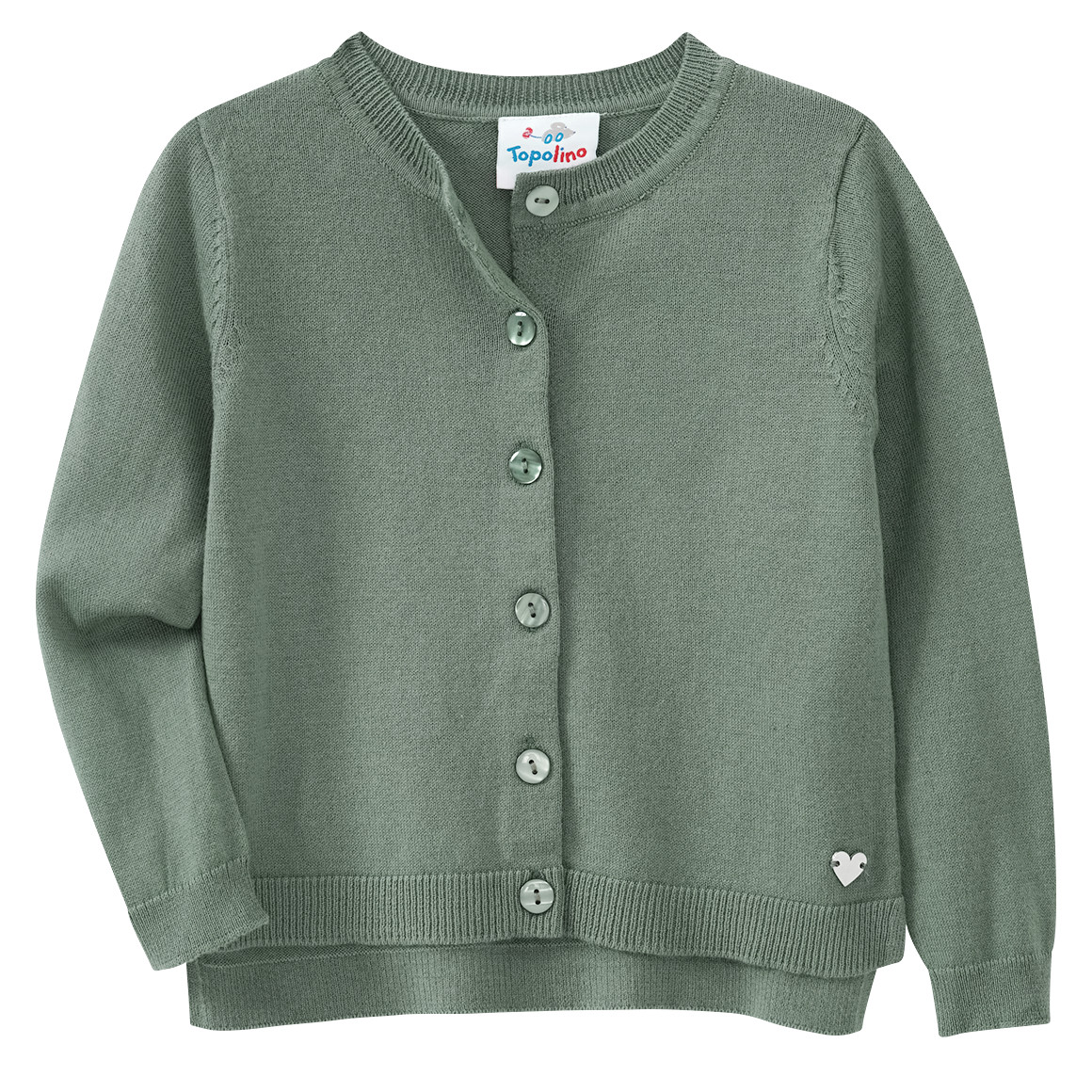 Mädchen Feinstrickjacke im Basic-Look