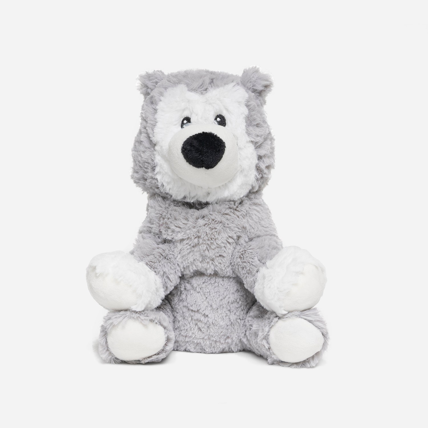 Peluche-bouillotte husky