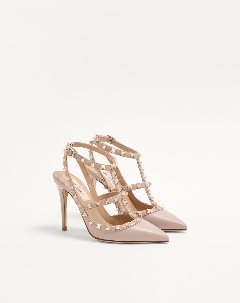 Rockstud Décolleté com alças de 100 mm