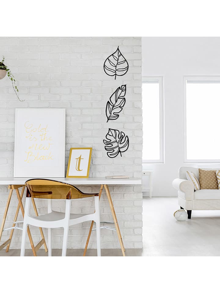 ABERTO DESIGN 3er-Set: Wanddekore 