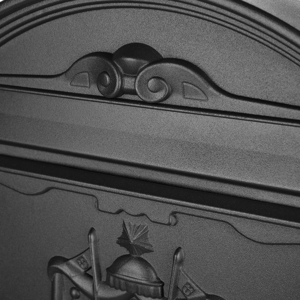 Melko Wandbriefkasten Nostalgie Briefkasten Postkasten Antik Wandmontage Briefkastenanlage Vintage Mailbox Letterbox Wandbriefkasten Briefbox Post Retro Englisch UK (Stück), inkl. 2 Schlüssel