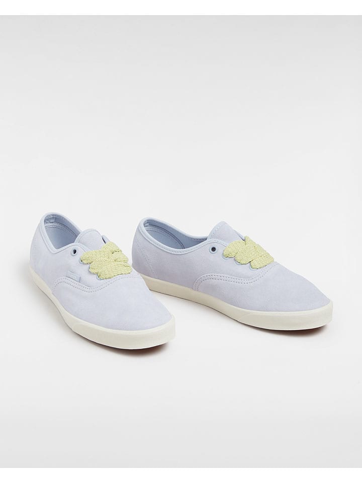 Vans Leder-Sneakers in Hellblau günstig kaufen