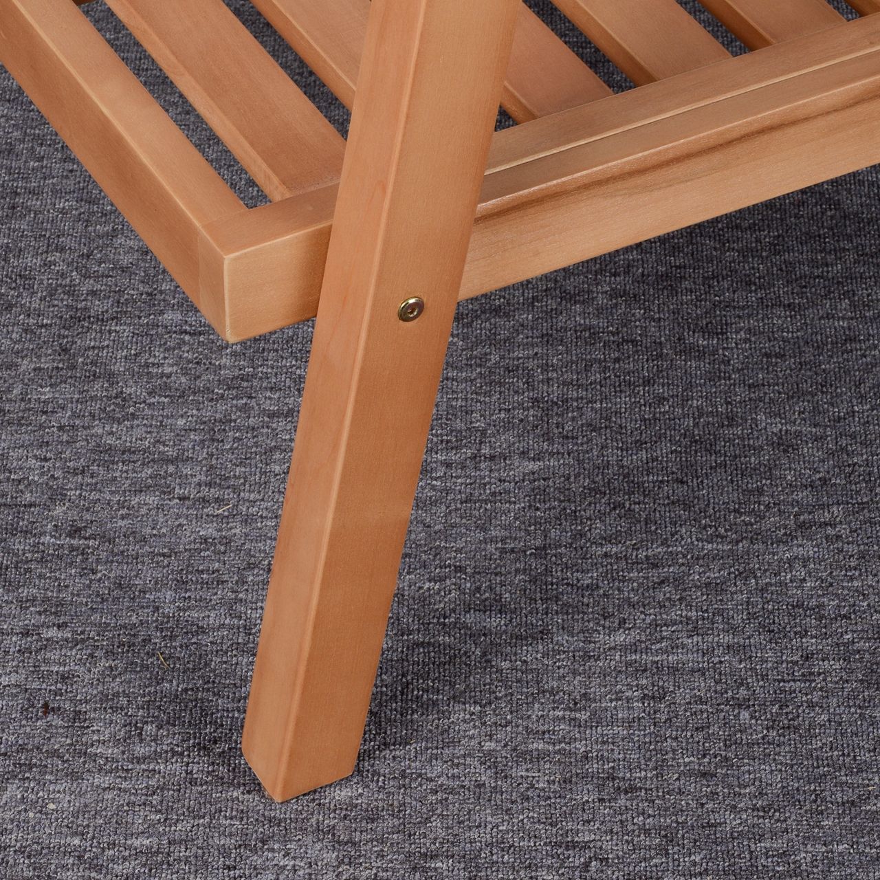 Outsunny 2er-Set Gartenstühle mit Kissen Gartensessel Set Gartenstuhl aus Pappelholz Gartenmöbel Holzstuhl Balkonstuhl Terrassenstuhl Braun Beige 66 x 77,5 x 74,5 cm