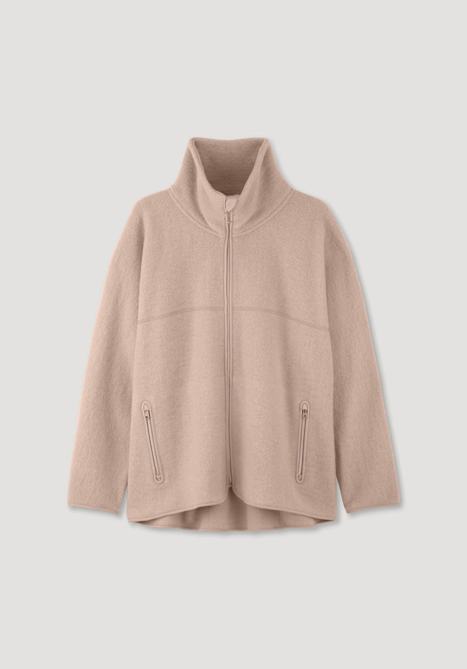 Wollfleece Jacke aus reiner Bio-Merinowolle