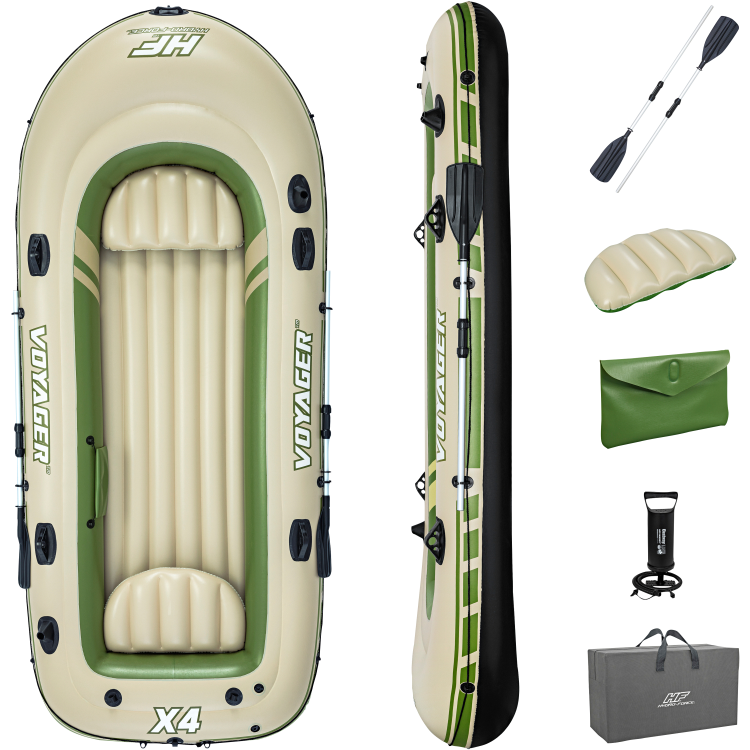 Bestway Hydro-Force™ Schlauchboot Komplett-Set Voyager™