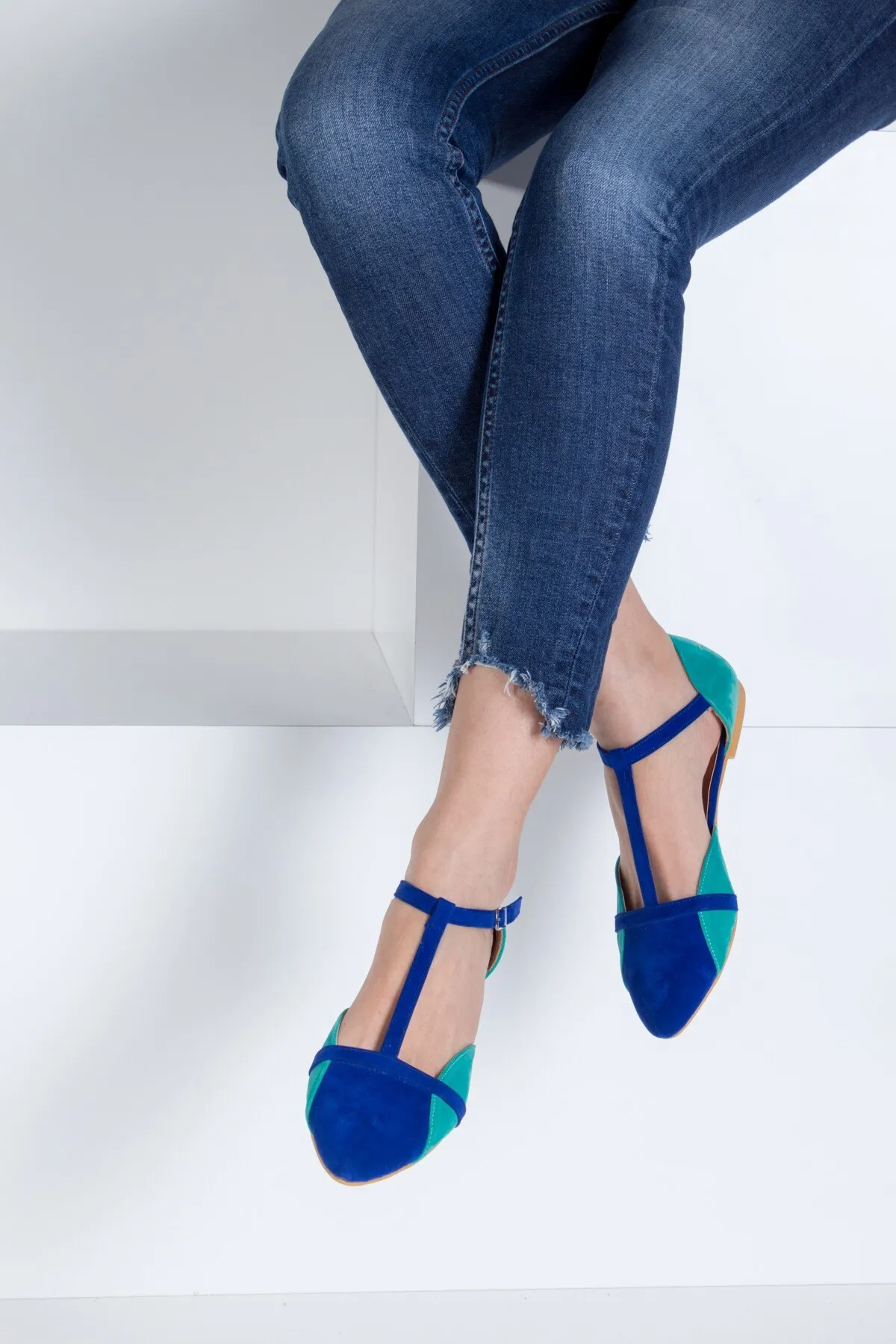 Fox Shoes  Saks Blue Water Green Damenschuhe B726881802