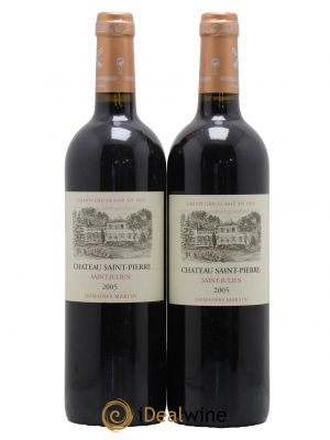 Château Saint-Pierre 4ème Grand Cru Classé  2003 - Lot de 2 Bouteilles