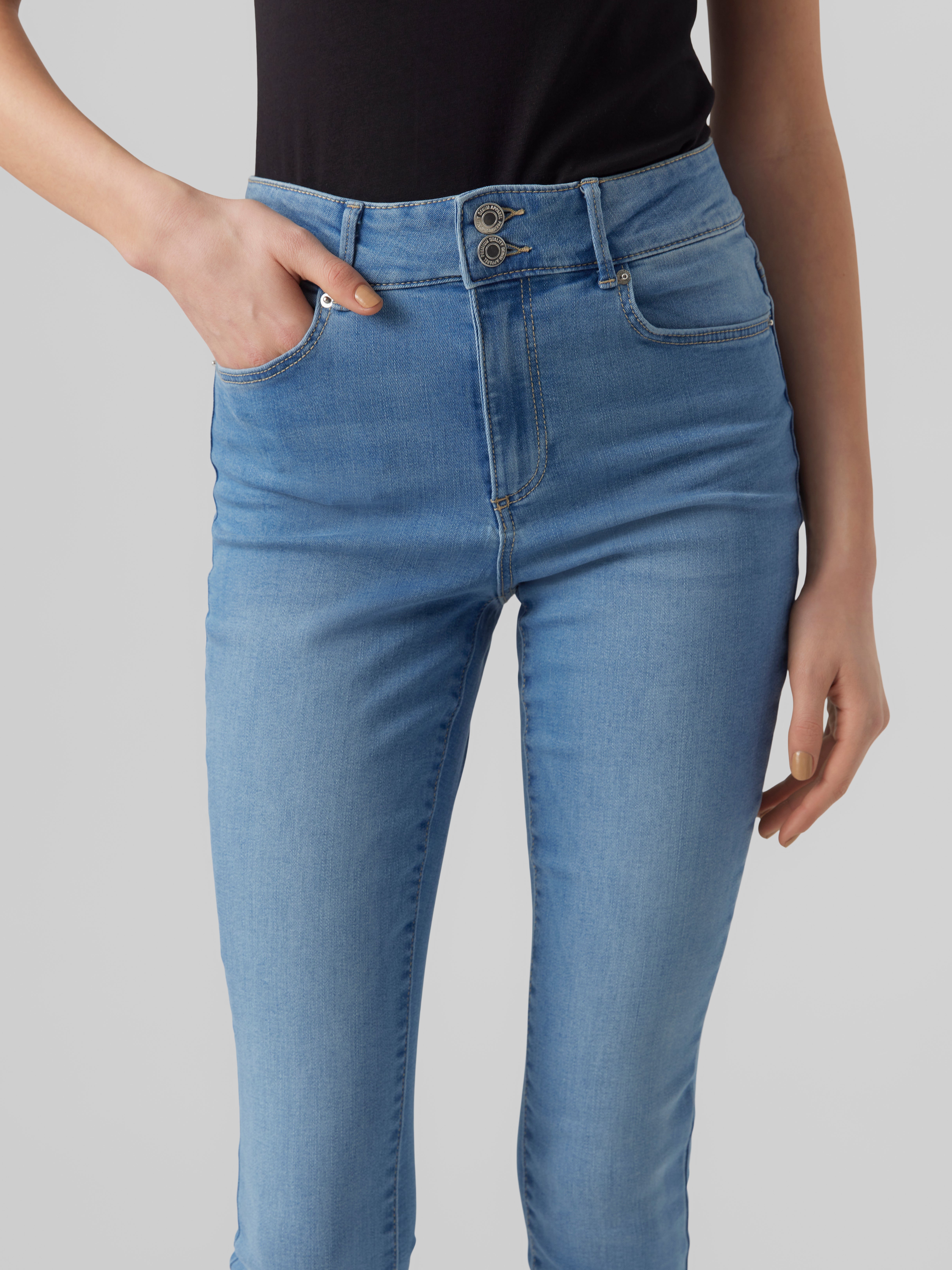 VMSOPHIA Hohe Taille Skinny Fit Jeans
