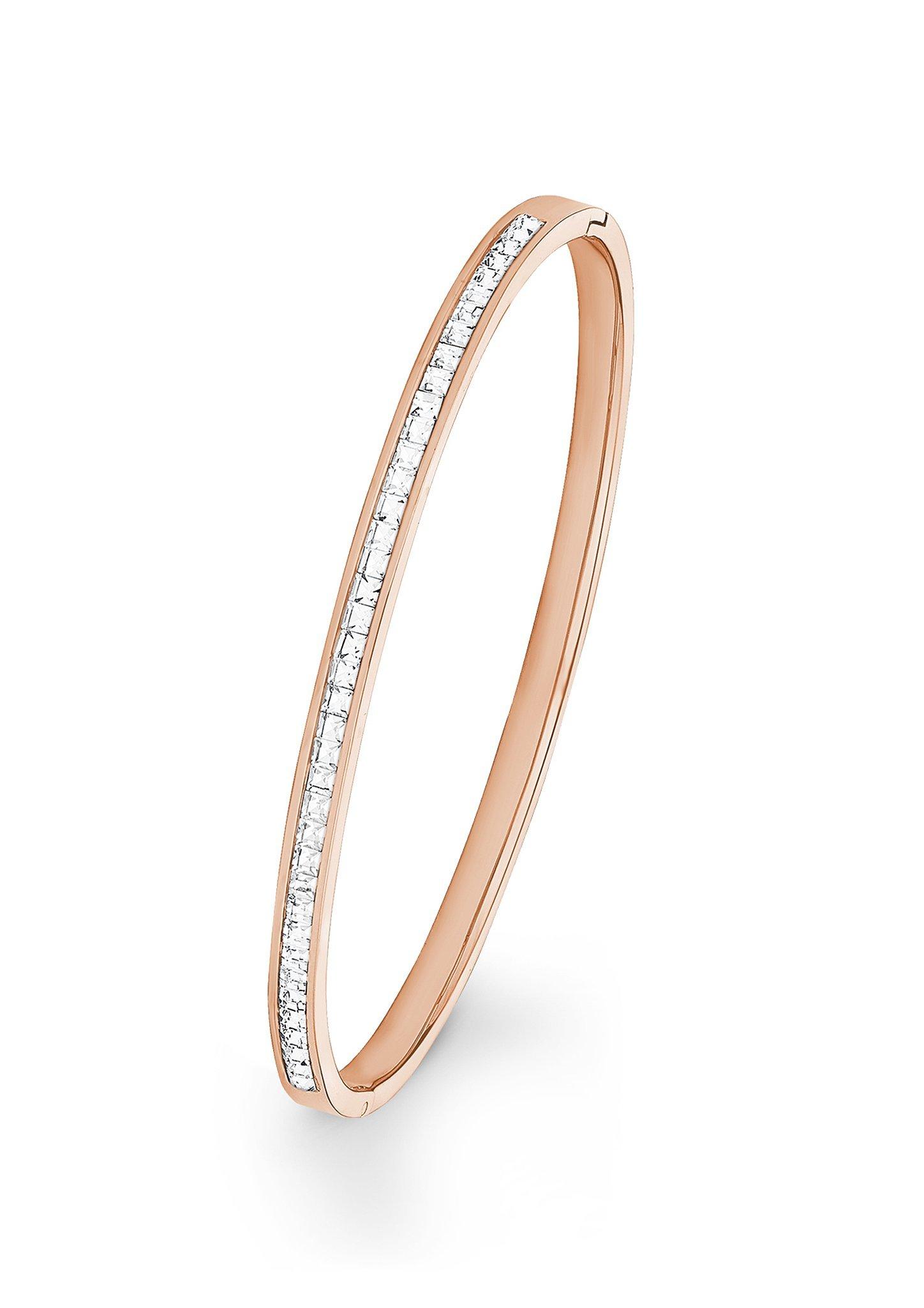 Armreif in IP Rosé mit Kristallglas  272.708.6412.0824-05B0