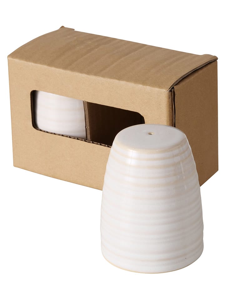 Boltze 2er-Set: Gewürzstreuer ''Jonah'' in Beige - (H)8,1 x Ø 6,6 cm günstig kaufen onesize