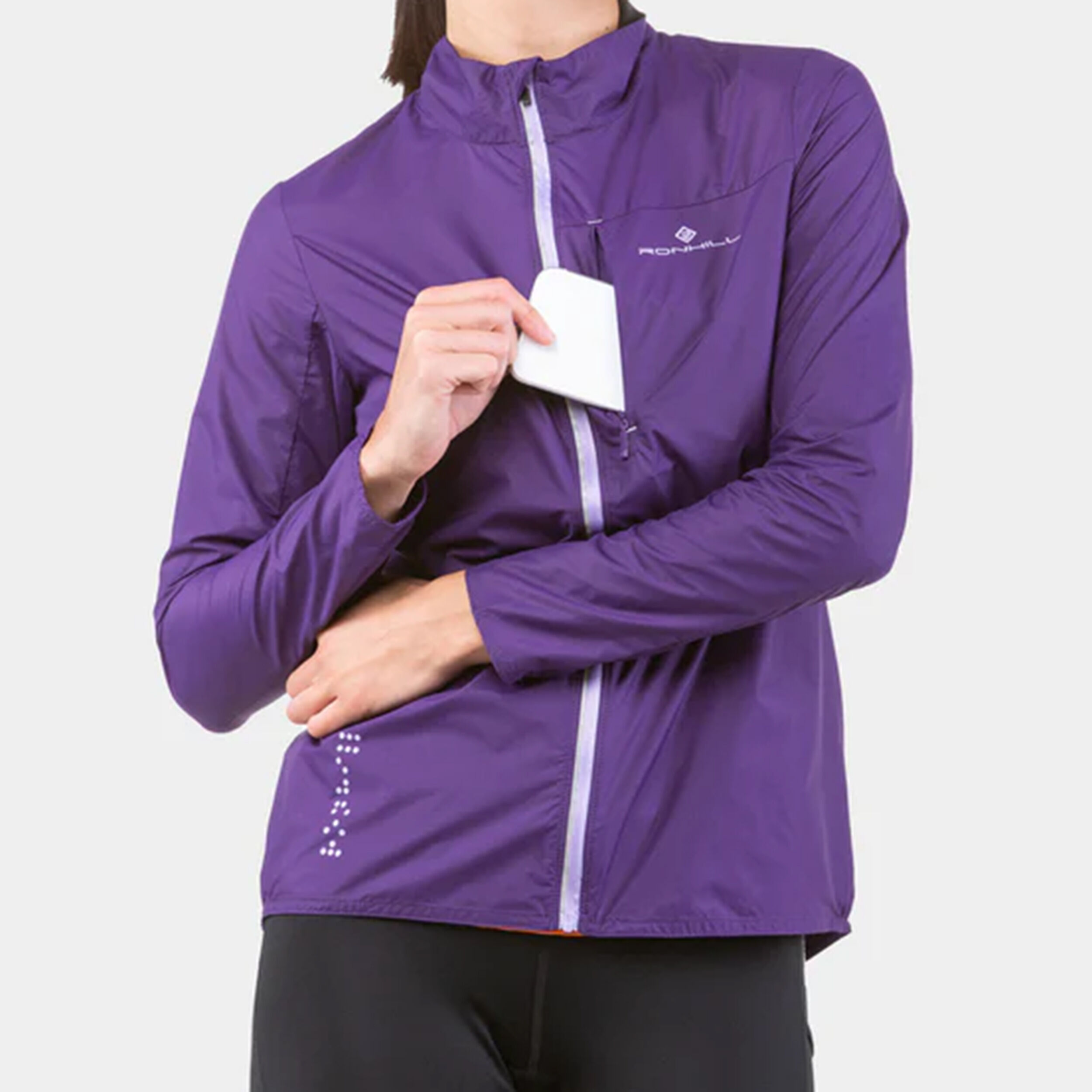 Tech Leightweight Laufjacke Damen - Lila