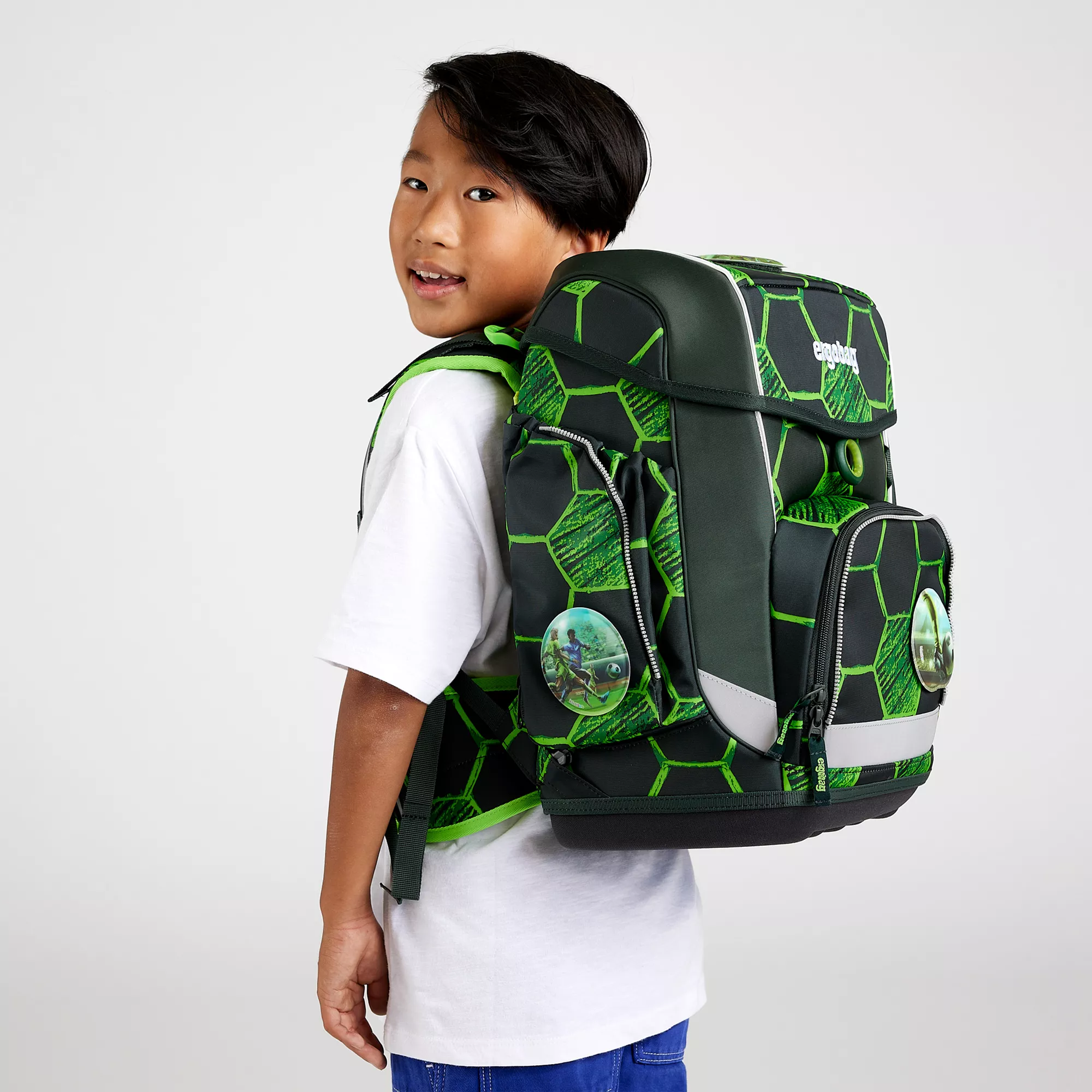 ergobag Schulranzen Set Volltreffbär