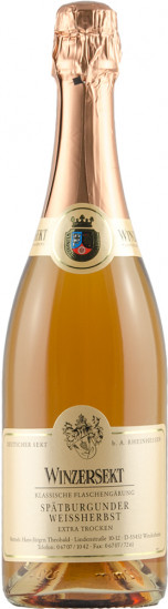 2020 Spätburgunder Weißherbst Sekt extra trocken - Weingut Theobald
